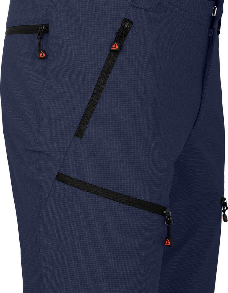 Bergson Outdoorhose LEBIKO Bermuda Herren Wandershorts, robust, elastisch, Normalgrößen, peacoat blau Bild 4