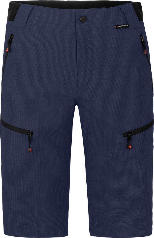 Bergson Outdoorhose LEBIKO Bermuda Herren Wandershorts, robust, elastisch, Normalgrößen, peacoat blau Bild 5