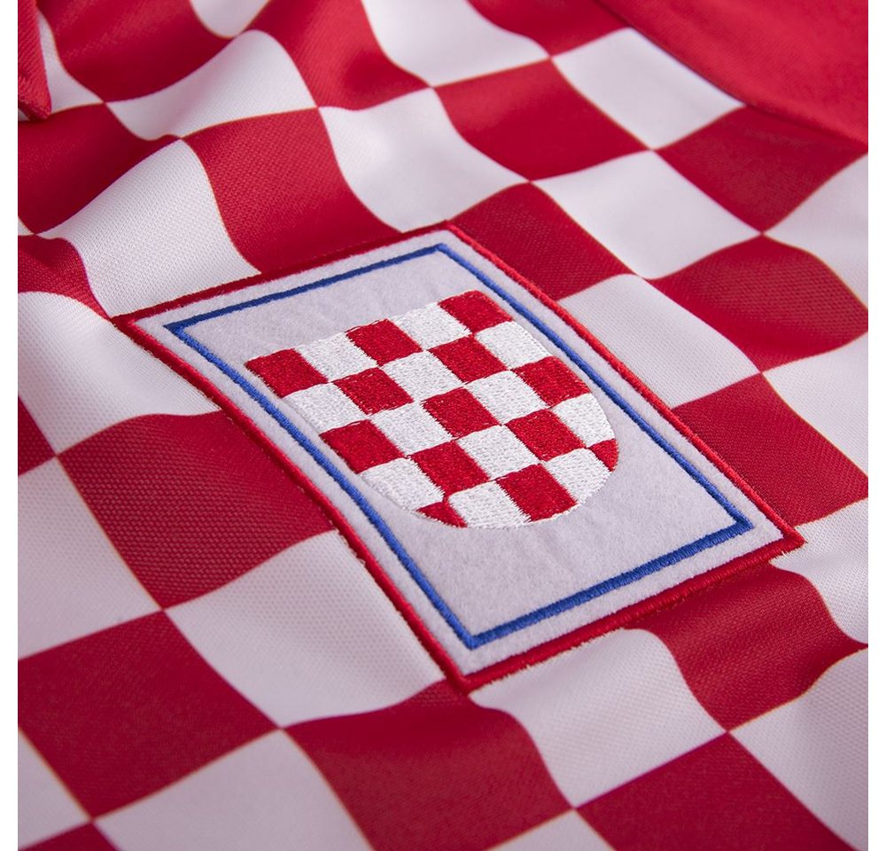 COPA Fußballtrikot Retro Kroatien 1992 Bestick Vereinsemblem
