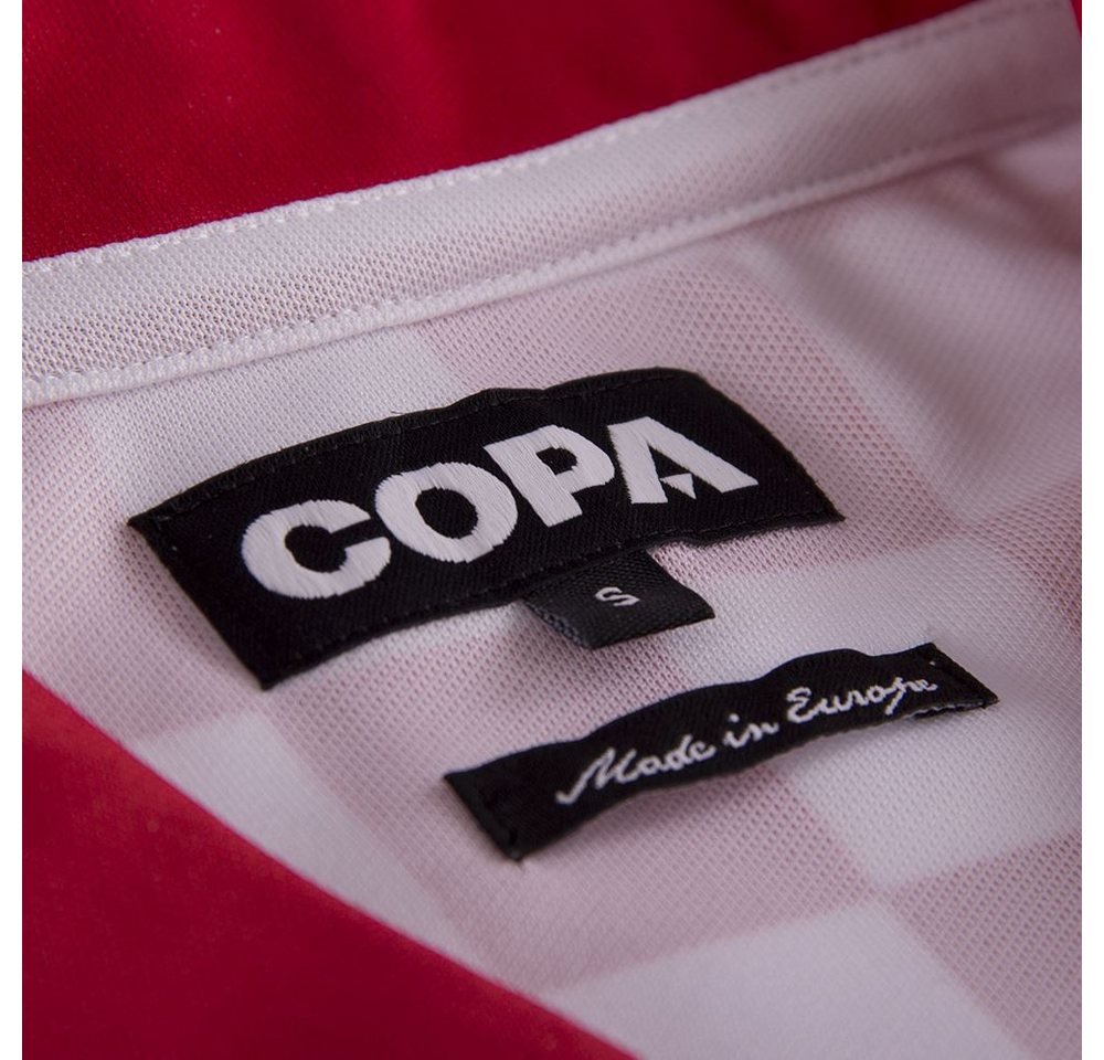 COPA Fußballtrikot Retro Kroatien 1992 Bestick Vereinsemblem Bild 4