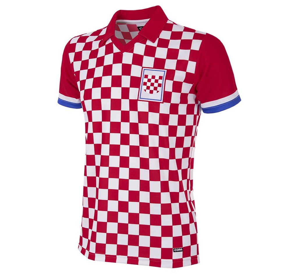 COPA Fußballtrikot Retro Kroatien 1992 Bestick Vereinsemblem Bild 5