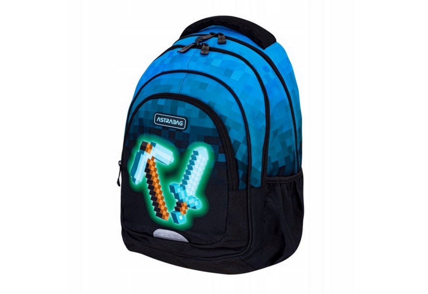Starpak Schulrucksack Astrabag Schulrucksack für Jungen – Pixel Design, Ergo Back Bild 4
