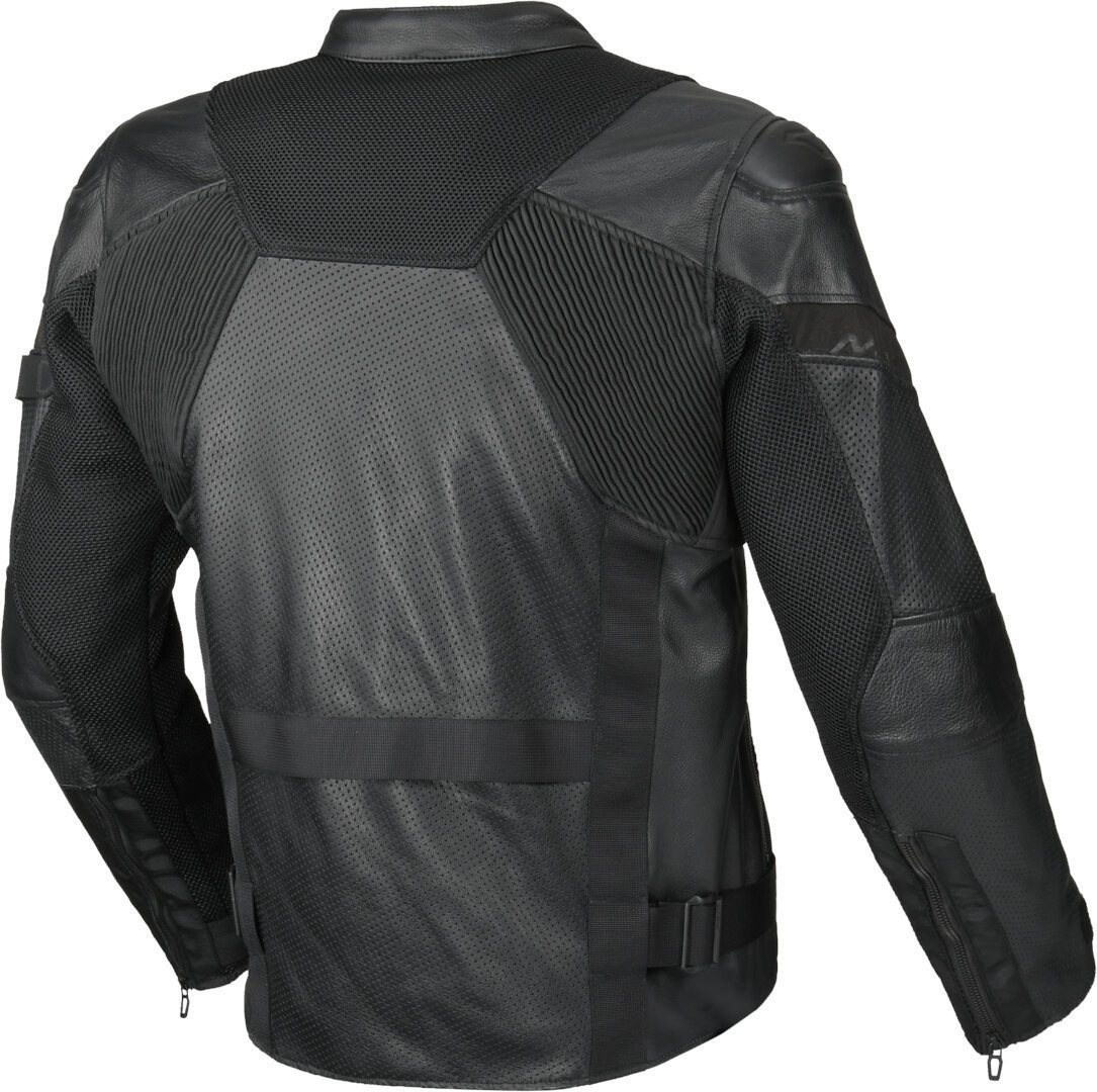 Macna Motorradjacke Olsan Solid perforierte Motorrad Leder- / Textiljacke perforiert