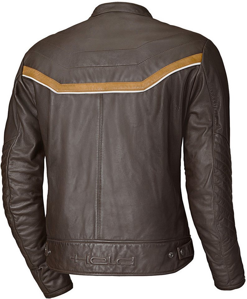Held Biker Fashion Motorradjacke Heyden Motorrad Lederjacke Wasserdicht reißverschluss Bild 2