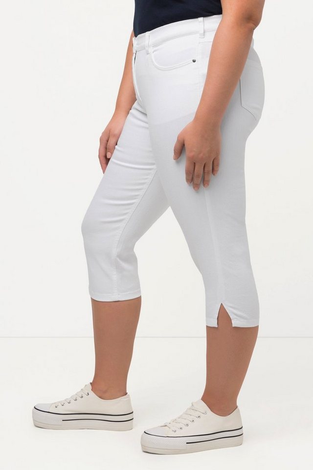 Ulla Popken Funktionshose Capri Jeans Sarah schmale 5-Pocket-Form