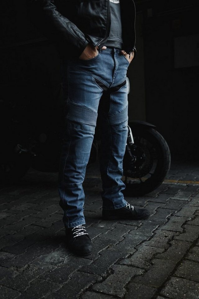 Bogotto Motorradhose Roadturn Motorrad Jeans protektoren Bild 4