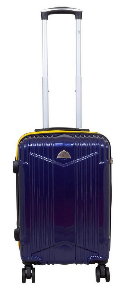 Warenhandel König Trolley Haimar, 4 Rollen, aufrecht rollbar, Hartschale, mit farbig abgesetztem Reißverschluss Bild 5