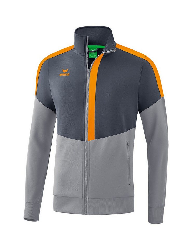 Erima Trainingsjacke Squad Worker grau/orange Herren
