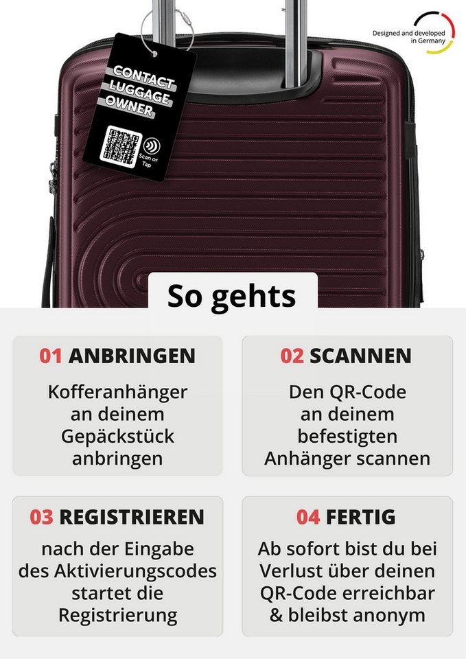 Hauptstadtkoffer Handgepäckkoffer Mitte, 4 Rollen, Handgepäck Toploader, Laptop-Fach, TSA Bild 3