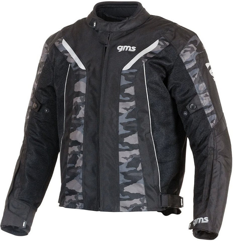 gms Motorradjacke GMS Meshblouson Ventura Motorrad Textiljacke herausnehmbares Innenfutter,herausnehmbare Membrane,wasserdicht