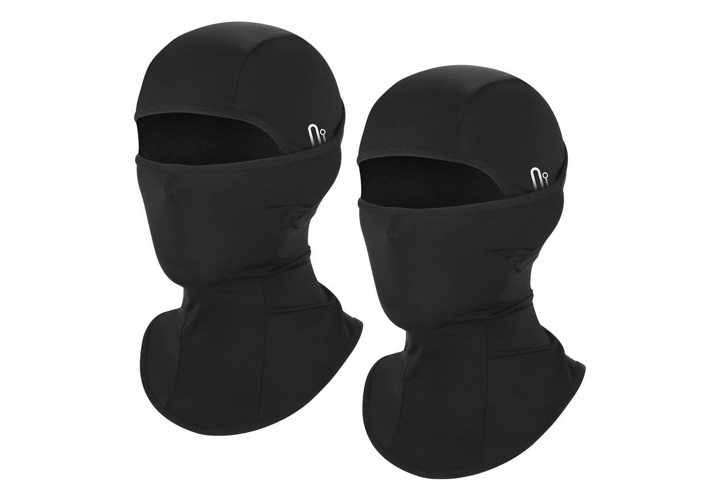 LuxusKollektion Sturmhaube Sturmhaube Herren Damen Kühlung UV Schutz Einheitsgröße 2x Schwarz Bild 4