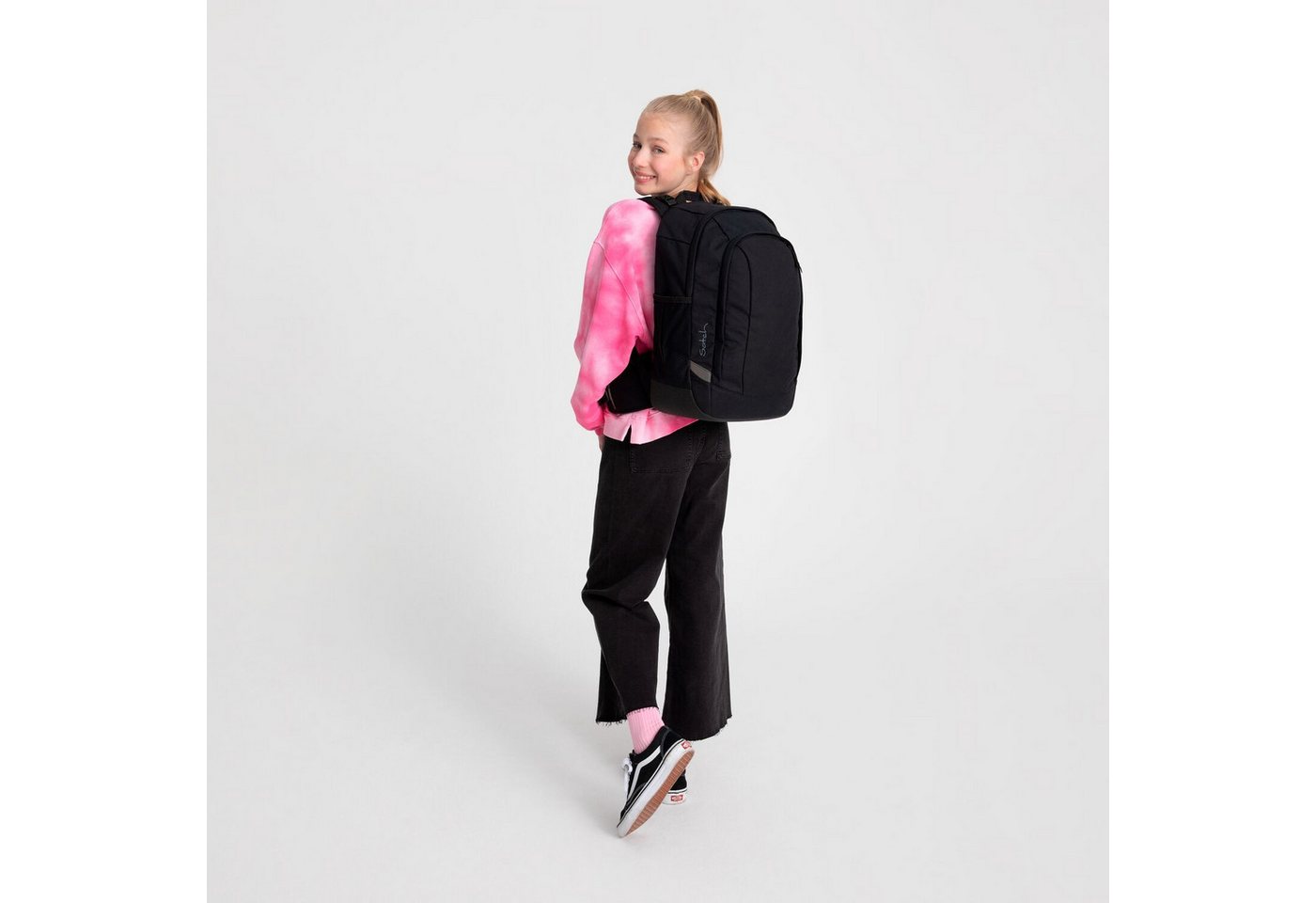 Satch Schulranzen Schulrucksack AIR Blackjack (1 Stück), Schulranzen, ergonomisch, Laptop-Fach, Your-Size-System Bild 3
