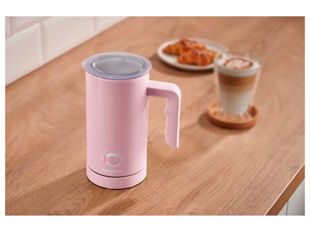 SILVERCREST® Milchaufschäumer (Rosa)