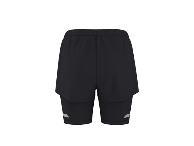 CRIVIT Damen Funktionsshorts, 2- in-1 (schwarz, XS(32/34))