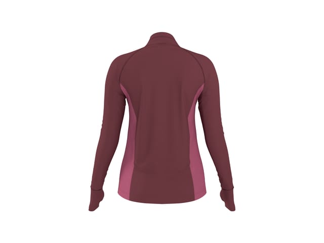 CRIVIT Damen Funktionsshirt (Bordeaux, XS(32/34))