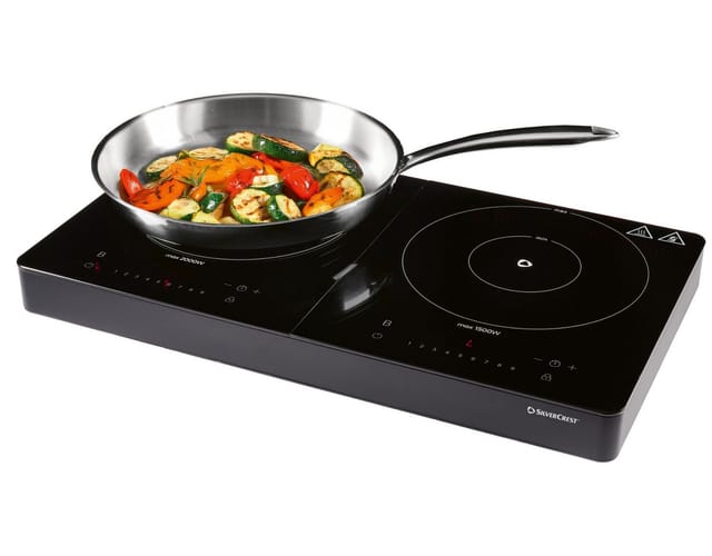 SILVERCREST® Doppelinduktionskochplatte