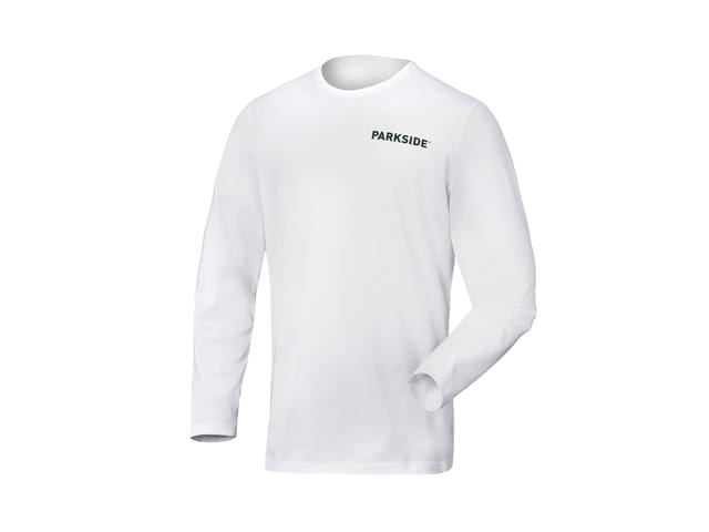 PARKSIDE® Herren Langarmshirt »Fan Edition« (weiß, M (48/50))