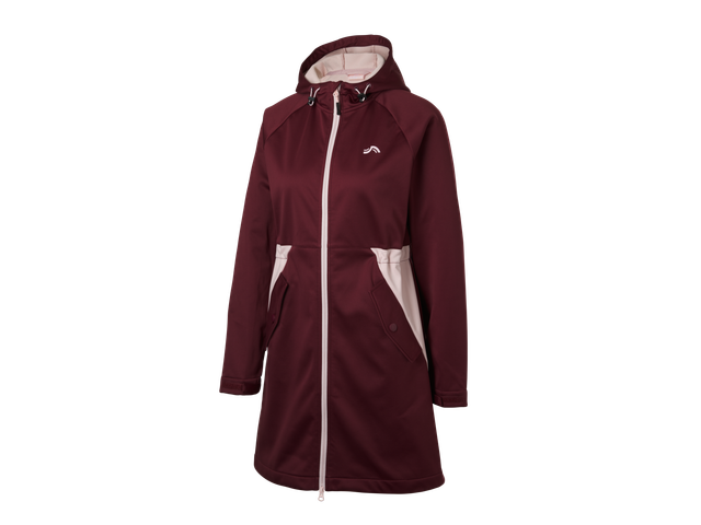 CRIVIT Damen Softshellmantel (Dunkelrot, S(36/38))