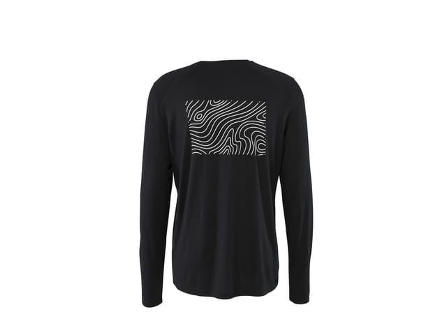 CRIVIT Herren Funktionsshirt langarm Outdoor (Schwarz, XL (56/58))