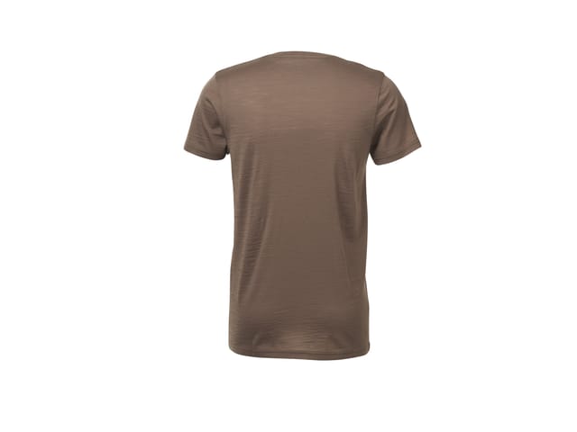 CRIVIT Herren Funktionsshirt mit Merinowolle (Braun, S (44/46))