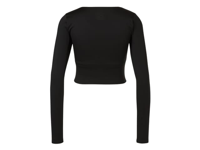 CRIVIT Damen Funktionsshirt langarm mit BH (Schwarz, XL(48/50))