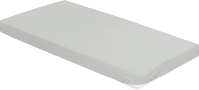 BIERBAUM Jersey Spannbetttuch 1002 (11 silber, 190 x 200 cm)