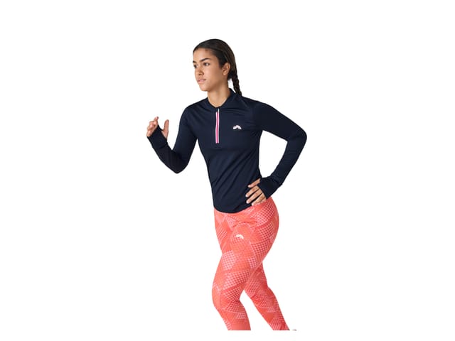 CRIVIT Damen Funktionsshirt langarm (Navy, S(36/38))