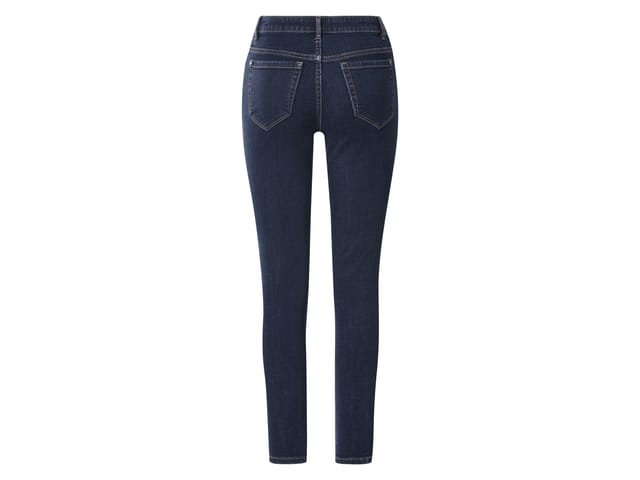 ESMARA® Damen Jeans, Skinny Fit, normale Leibhöhe (Dunkelblau, 40)