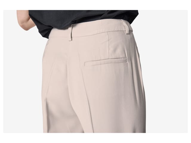 ESMARA® Damen Palazzohose (Beige, 38)