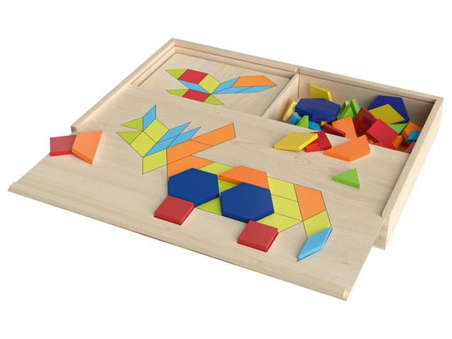 LUPILU® Regenbogen-Stapelwürfel / Regenbogen-Legespiel / Regenbogen-Stecktürme / Mosaik-Spiel (Mosaik Spiel)