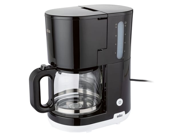 BRAUN Filter Kaffeemaschine KF1100BK (schwarz)
