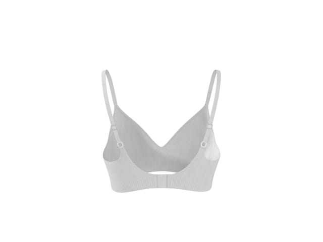 ESMARA® Damen Gerippter Soft-BH (Grau, 85C)