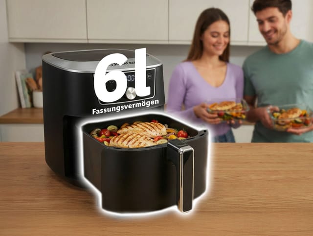 SILVERCREST® Heißluftfritteuse »SHFD 2150 B1«, 6,7 l