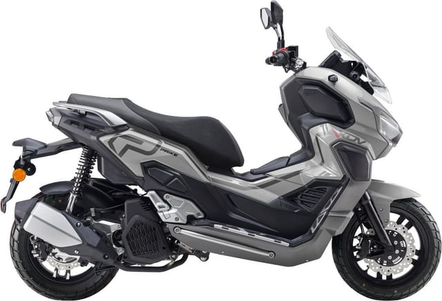 PRIKE Motorroller »XDV 125«, 125 ccm, 95 km/h (Grau)