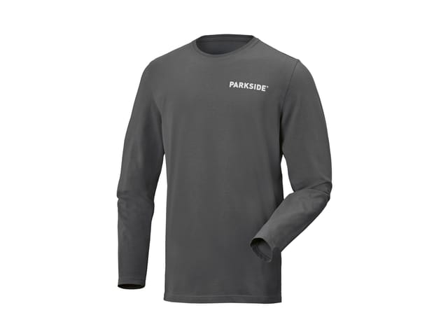 PARKSIDE® Herren Langarmshirt »Fan Edition« (Grau, M (48/50))