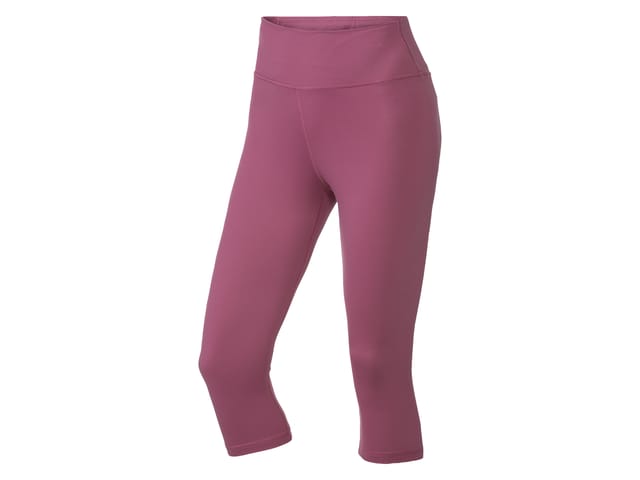 CRIVIT Damen Funktionscapri Yoga (Rosa, S(36/38))