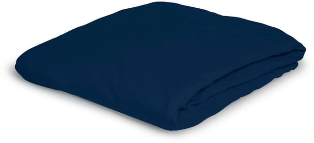 BIERBAUM Jersey Spannbetttuch 1002 (25 marine, 150 x 200 cm)