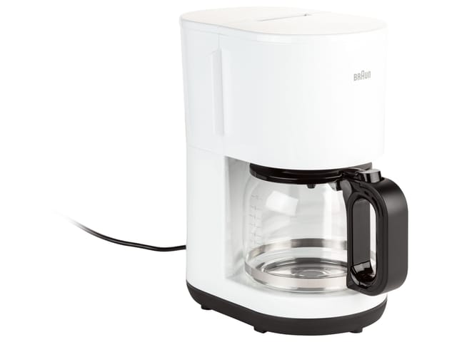 BRAUN Filter Kaffeemaschine KF1100BK (Weiß)