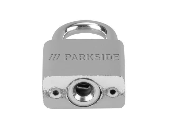 PARKSIDE® Vorhängeschlösser / Zahlenschlösser / Outdoor-Vorhängeschloss / Vorhängeschloss-Stahlkabel (Vorhängeschloss 3er Set)