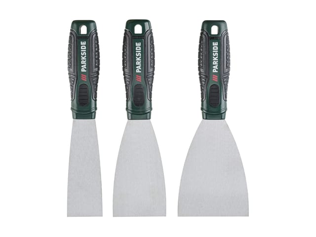 PARKSIDE® Japanspachtel-Set / Spachtel-Set / Gipsbecher-Set (Spachtelset 3-tlg)
