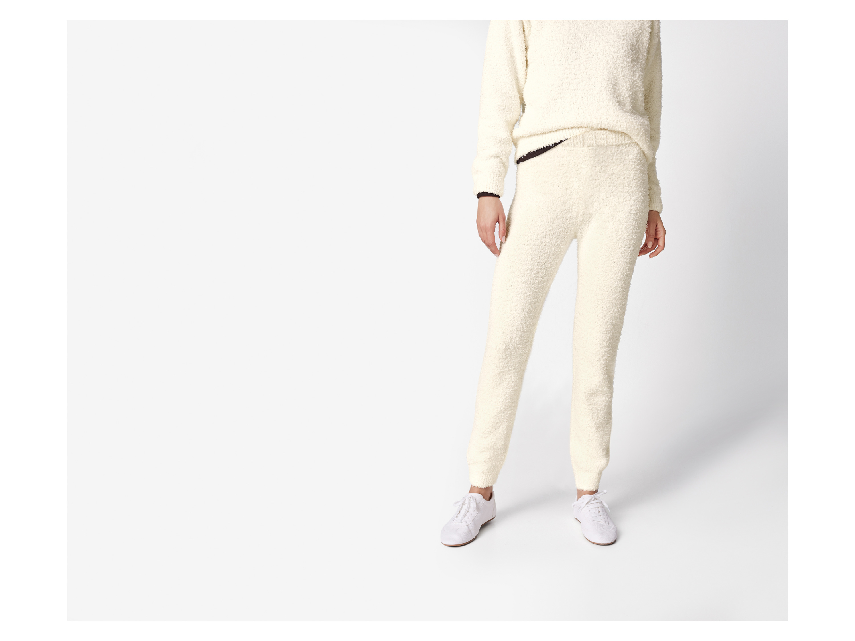 ESMARA® Damen Plüschleggings (Beige, XS(32/34)) Bild 3