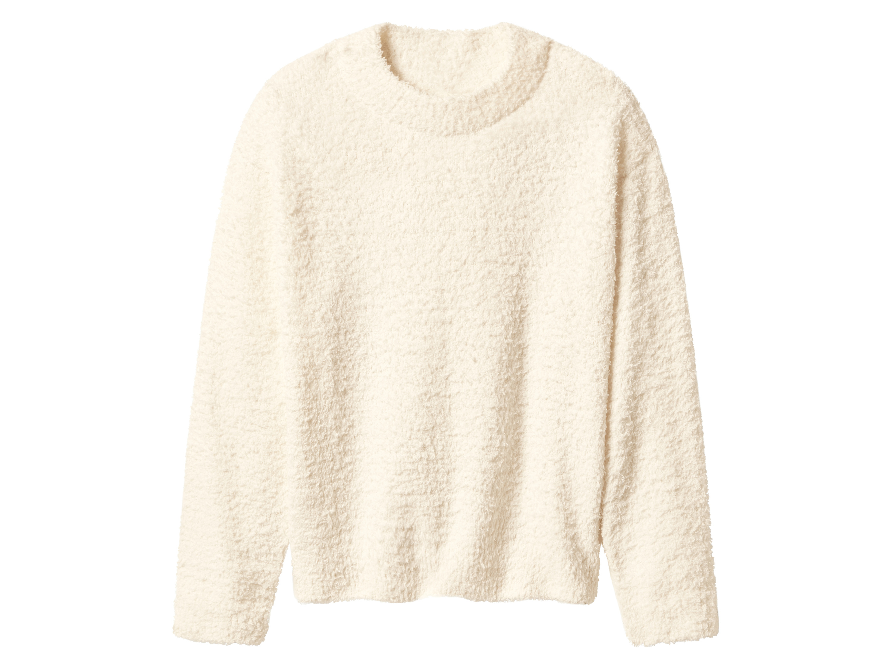 ESMARA® Damen Plüschpullover (Beige, L(44/46)) Bild 4