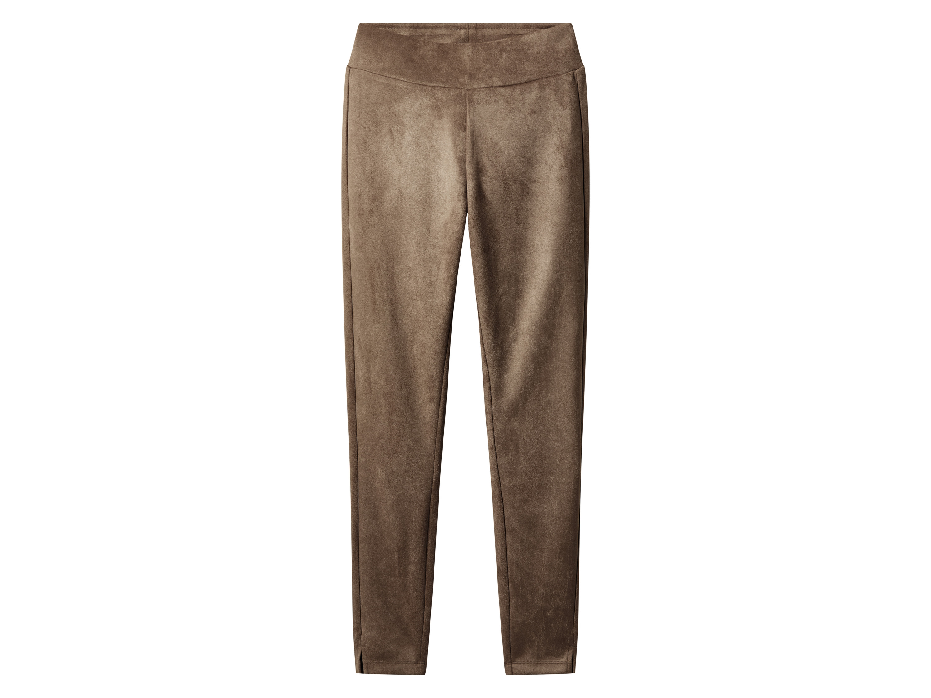 ESMARA® Damen Velours-Jeggings (Braun, M(40/42))