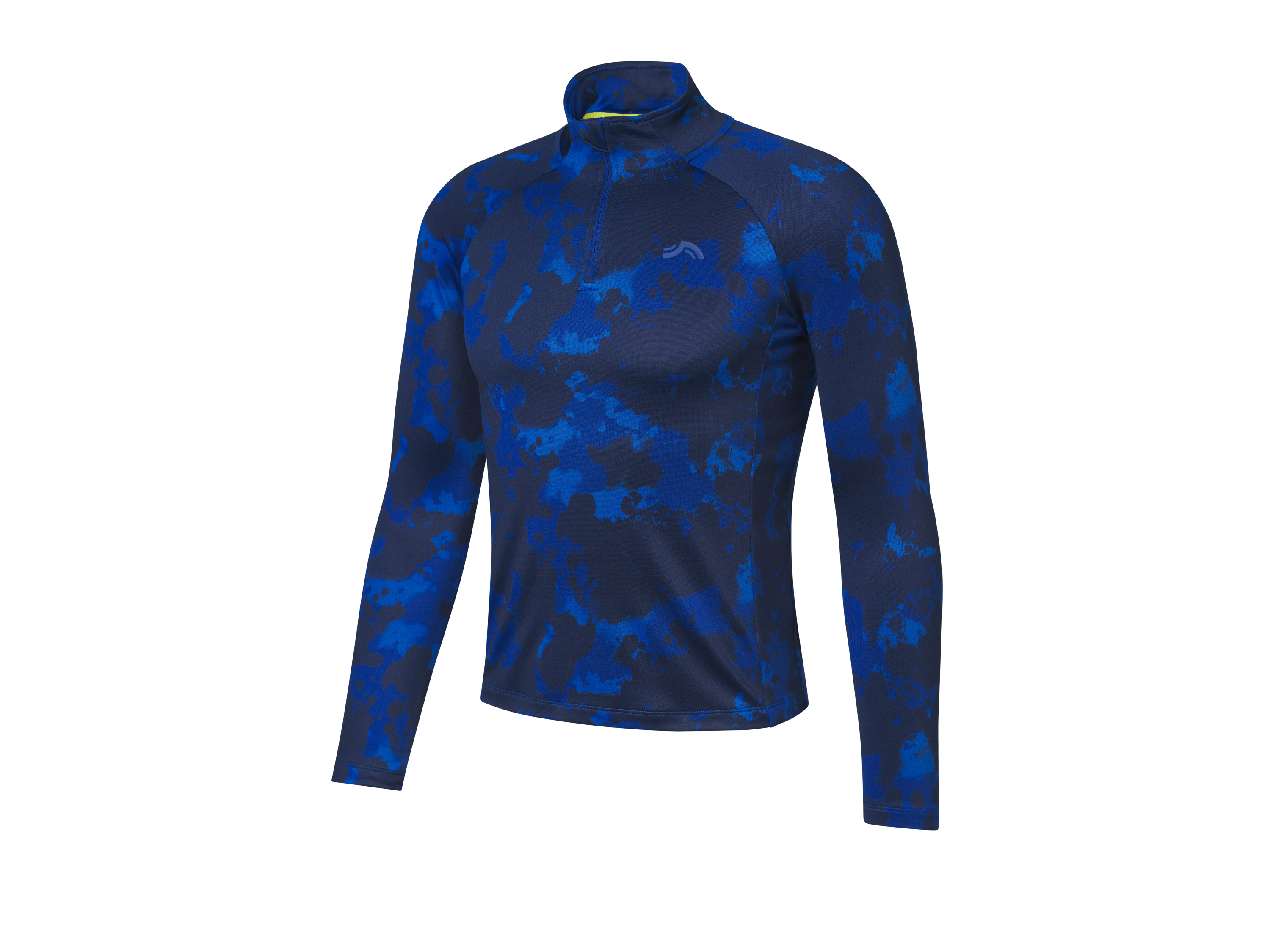 CRIVIT Kinder-Thermo-Funktionsshirt (Schwarz/blau, 134/140)