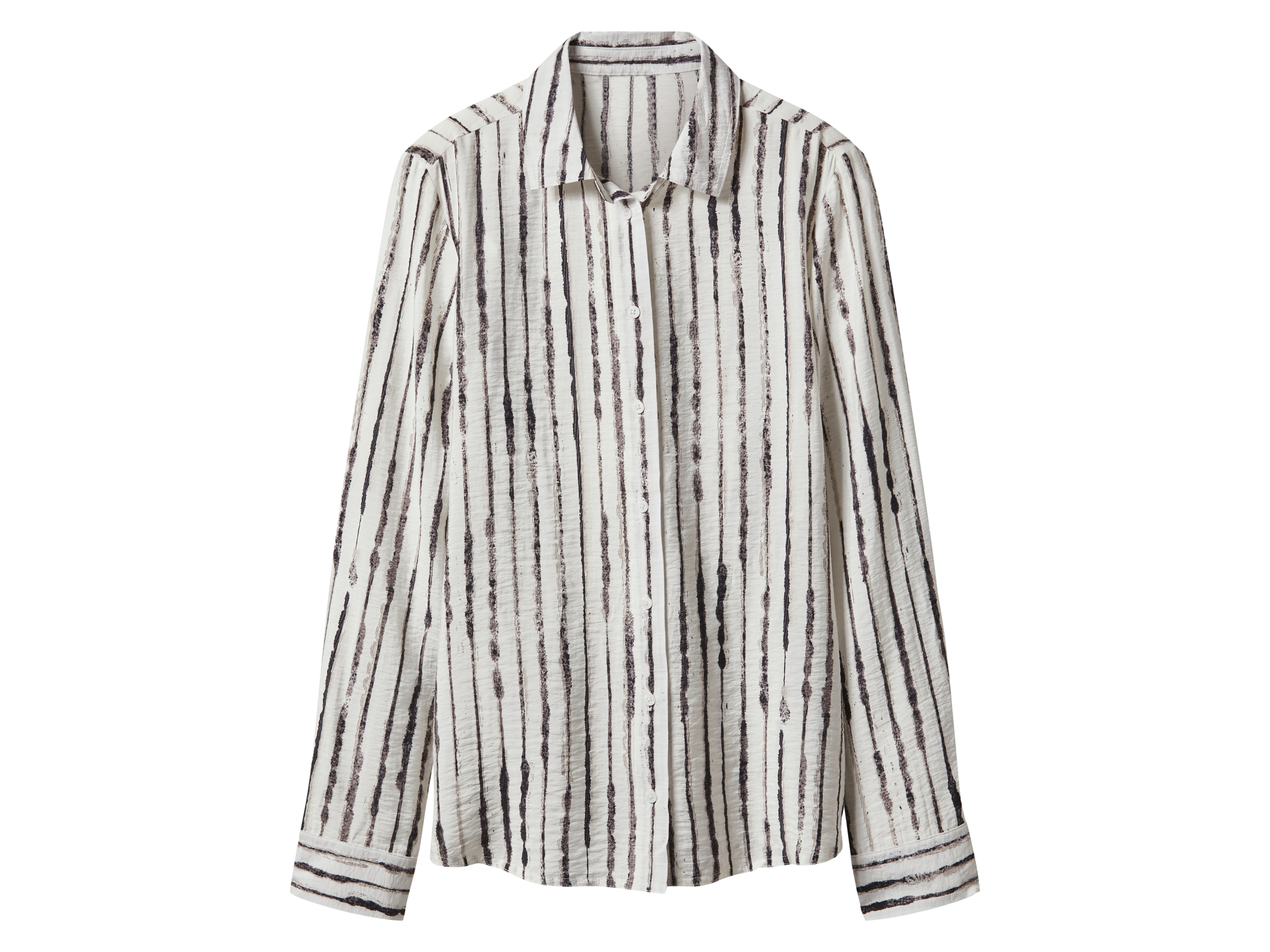 ESMARA® Damen Bluse (Streifen/weiß, 36) Bild 4