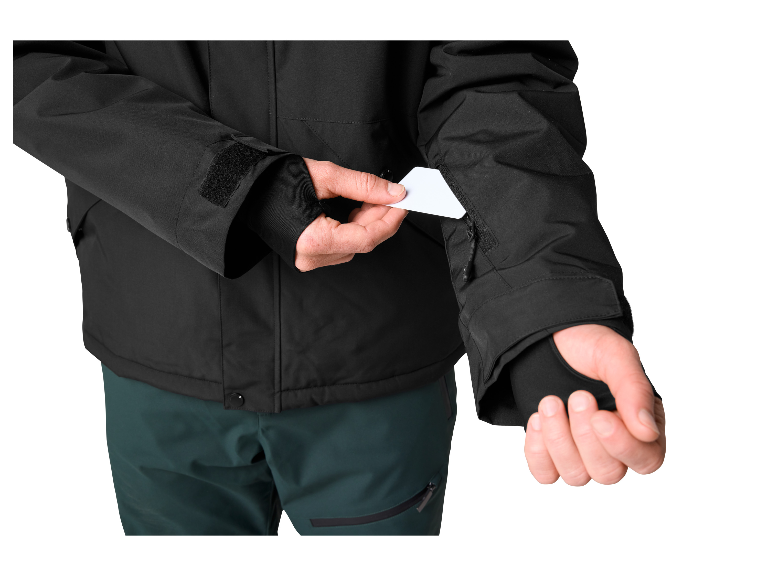 CRIVIT Herren Freeride-Jacke (Schwarz, XL (56/58))