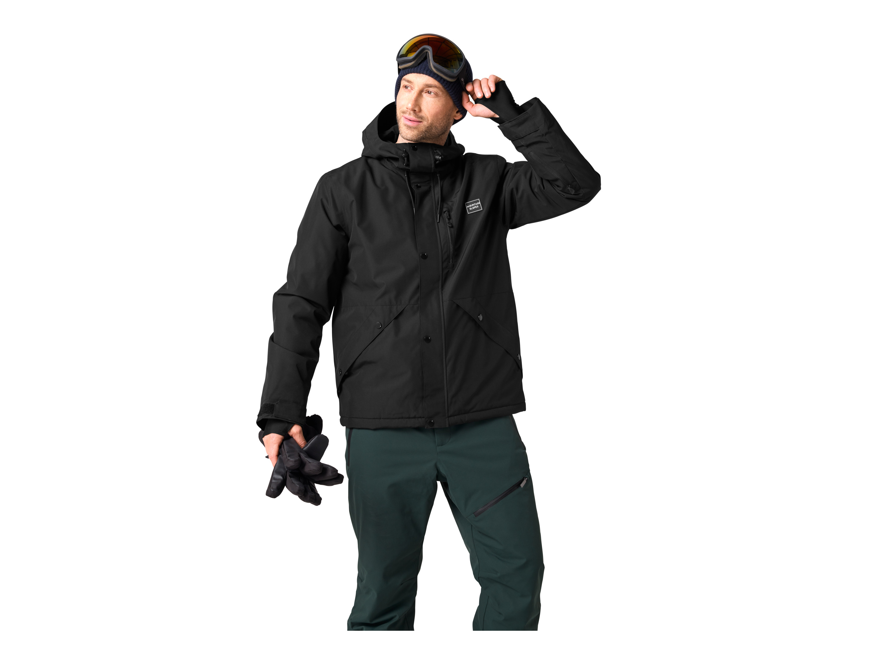 CRIVIT Herren Freeride-Jacke (Schwarz, XL (56/58)) Bild 2