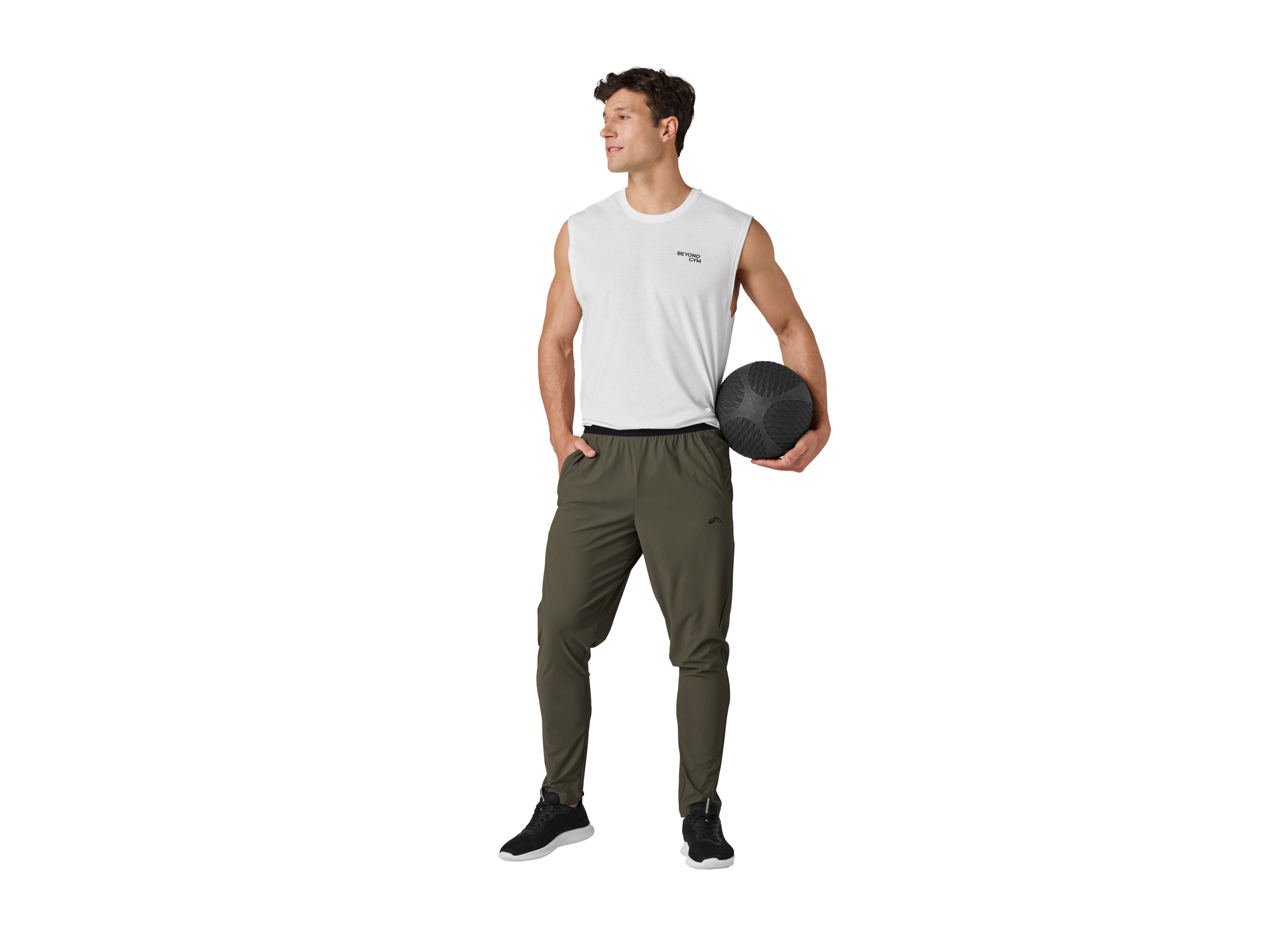 CRIVIT Herren Trainingshose (grün, S (44/46)) Bild 3