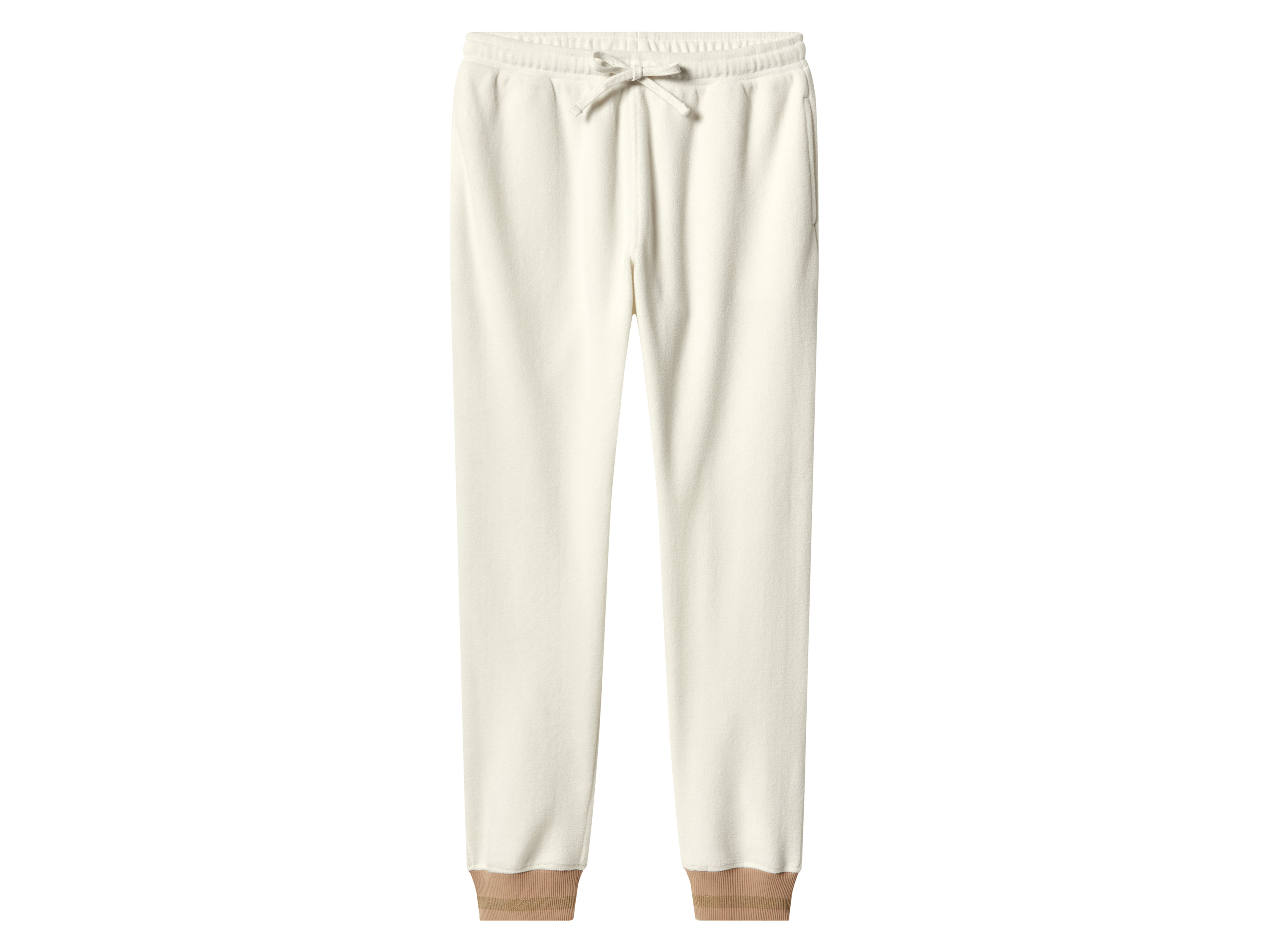ESMARA® Damen Fleece-Wellnessanzug, Fleece-Wellnessanzug (weiß, L(44/46)) Bild 2