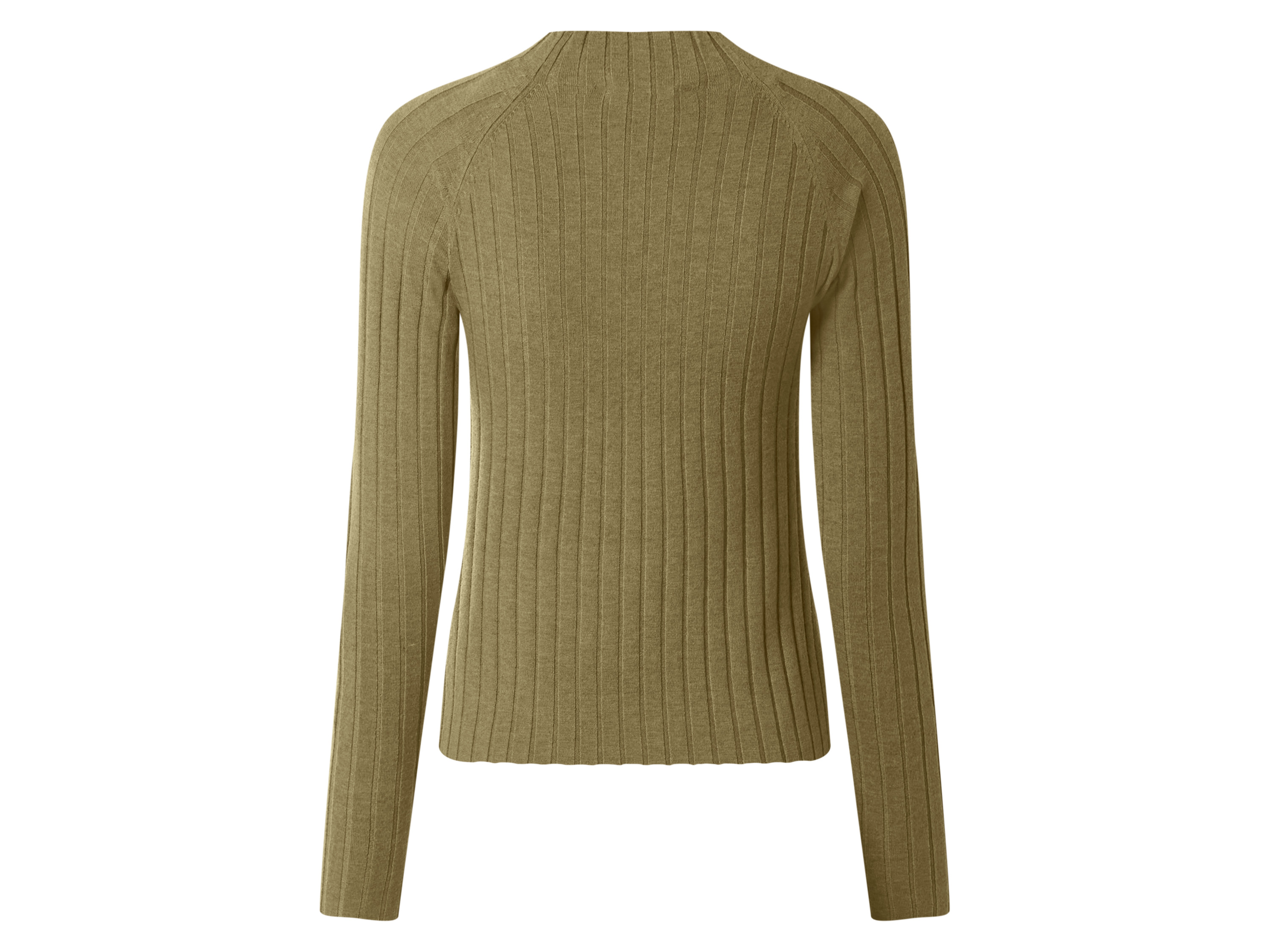 ESMARA® Damen Pullover Rippe (Olive, XL (48/50)) Bild 4